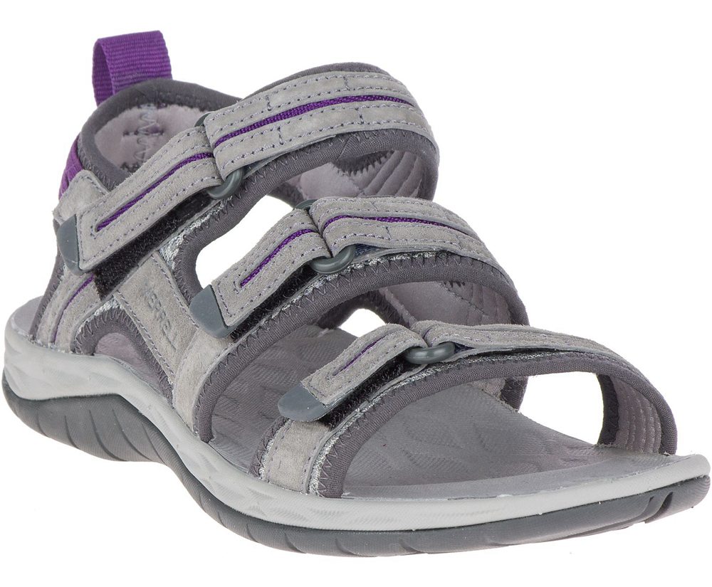 Merrell Sandals Grey - Siren 2 Strap - Womens 18FAMHJUB